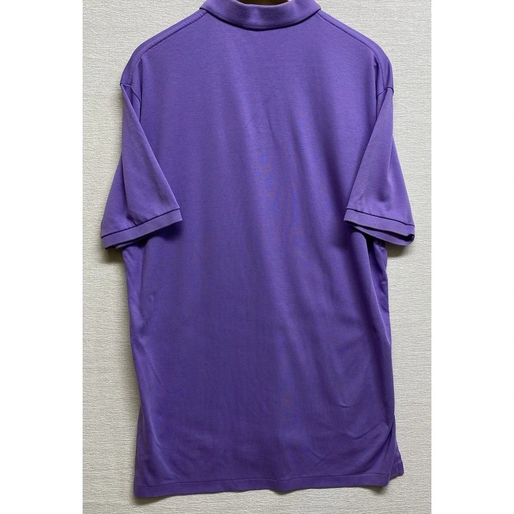 Polo Ralph Lauren Purple Polo Shirt Men's Large Short Sleeve Cotton Collared‎